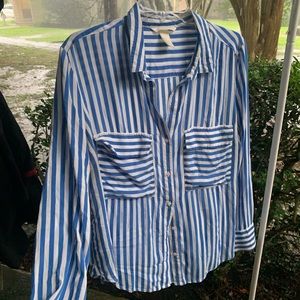 Striped Button Up